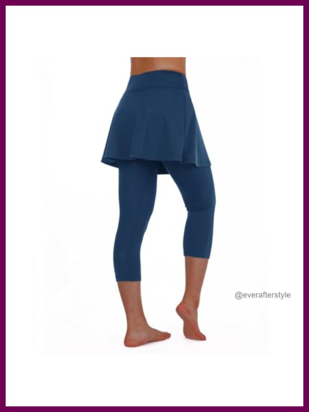 Skirted Leggings with Pockets High Waisted Tennis Skort